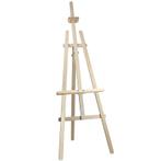 Schildersezel Vincent - Blank Ongelakt 154 cm, Nieuw