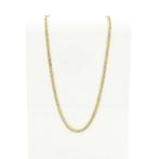 Bicolor gouden marine schakelketting., Ophalen of Verzenden, Gebruikt, Overige kleuren, Goud