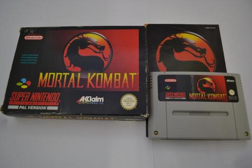 Mortal Kombat (SNES FAH CIB), Spelcomputers en Games, Games | Nintendo Super NES, Zo goed als nieuw, Verzenden