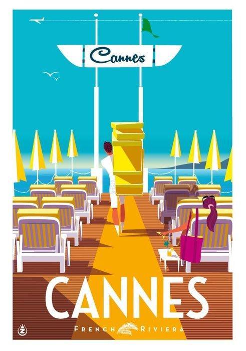 Monsieur Z - Affiche originale festival de Cannes 2017, Antiek en Kunst, Kunst | Tekeningen en Foto's