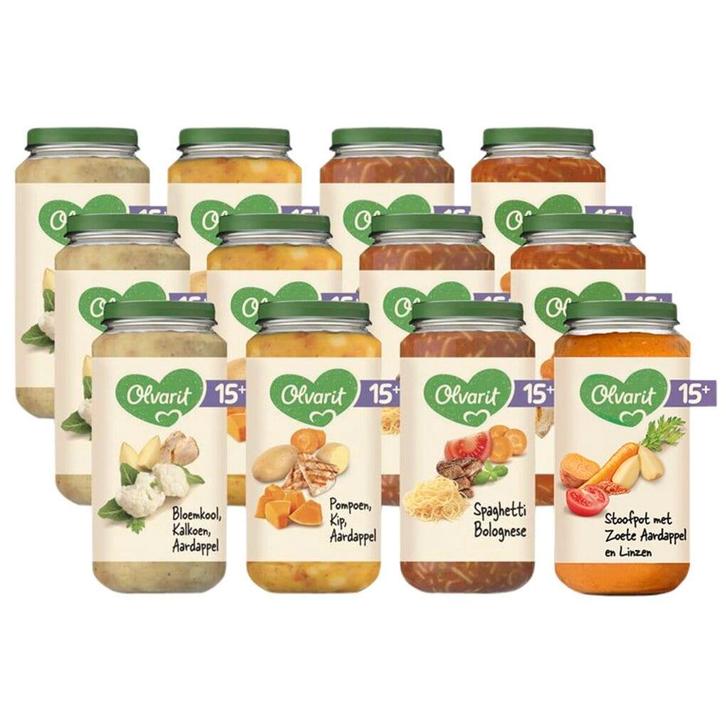 Olvarit 15+M Maaltijd Variatiemenu, Kinderen en Baby's, Babyvoeding en Toebehoren, Nieuw, Verzenden