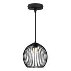 Industriële badkamer hanglamp zwart, Wiro, IP44, Nieuw, Ophalen of Verzenden, Industrieel, Metaal