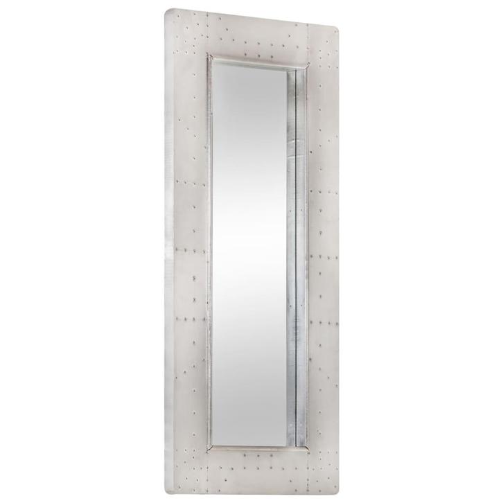 vidaXL Spiegel luchtvaartstijl 110x50 cm metaal, Huis en Inrichting, Woonaccessoires | Spiegels, Nieuw, Verzenden