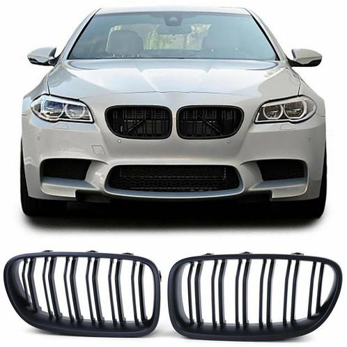 Dubbelspijls Nieren Mat Zwart BMW 5 serie F10 F11 B2356, Auto-onderdelen, Carrosserie en Plaatwerk, Nieuw, BMW, Voor, Links, Rechts
