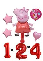 Folie ballonnen | Peppa Pig | verjaardag |  cijfer 1 - 2 - 4, Kinderen en Baby's, Overige Kinderen en Baby's, Nieuw, Ophalen of Verzenden