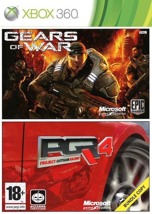 Gears of War + Project Gotham Racing 4 (Double Pack) (Xbo..., Spelcomputers en Games, Games | Xbox 360, Gebruikt, Vanaf 12 jaar