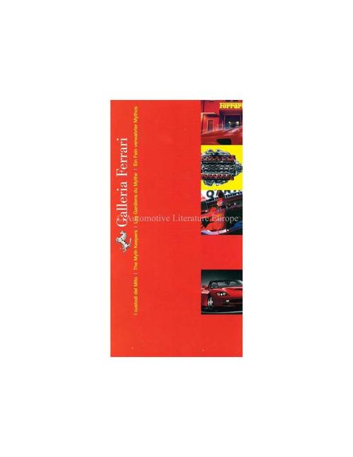 2001 FERRARI GALLERIA BROCHURE 1707/01, Boeken, Auto's | Folders en Tijdschriften, Ferrari