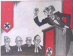 Spotprent Propagandaminister Joseph Goebbels redevoert op..., Verzenden