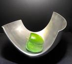 Metaal - Fruitmand - Gepolijst aluminium, Antiek en Kunst