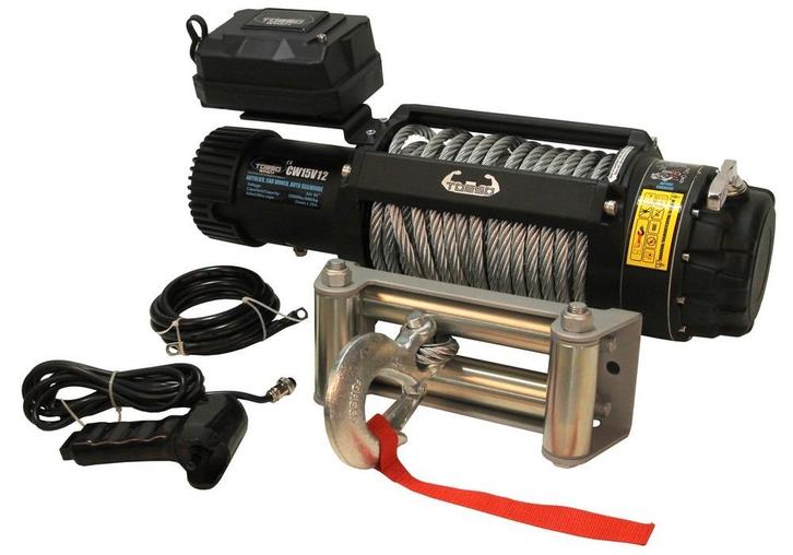 Elektrische lier / bumperlier pro 12V 6804kg, Auto diversen, Autogereedschap, Nieuw, Verzenden