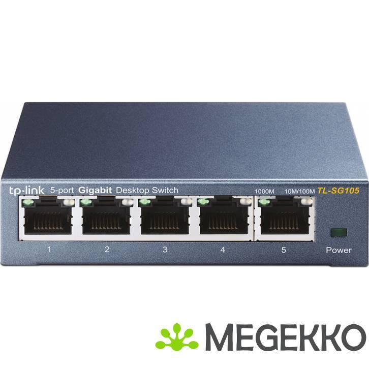 TP-Link 5-Port TL-SG105, Computers en Software, Netwerk switches, Nieuw, Verzenden