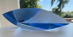 Tomas Brzon Unique - sculptuur, “ Blue water” - 10 cm - Glas