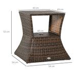 TRUUSK Tuintafel, Bijzettafel, Parasolstandaard, Tuinmeubele, Verzenden, Nieuw