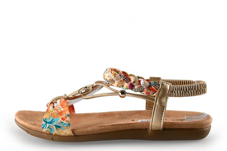 Dolcis Sandalen in maat 40 Goud, Kleding | Dames, Schoenen, Overige kleuren, Zo goed als nieuw, Sandalen of Muiltjes, Verzenden