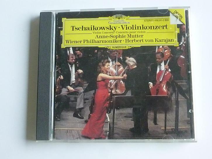 Tschaikowsky - violinkonzert / Anne sophie Mutter, Karajan, Cd's en Dvd's, Cd's | Klassiek, Zo goed als nieuw, Verzenden