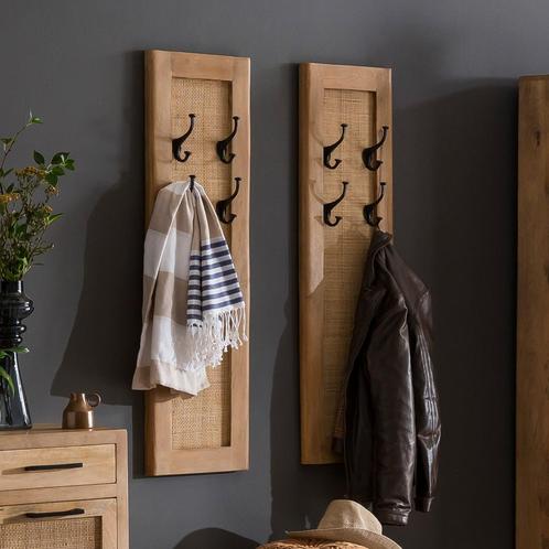 *WOONWINKEL* Naturel Kapstok Mangohout, Huis en Inrichting, Woonaccessoires | Kapstokken, Nieuw, Verzenden