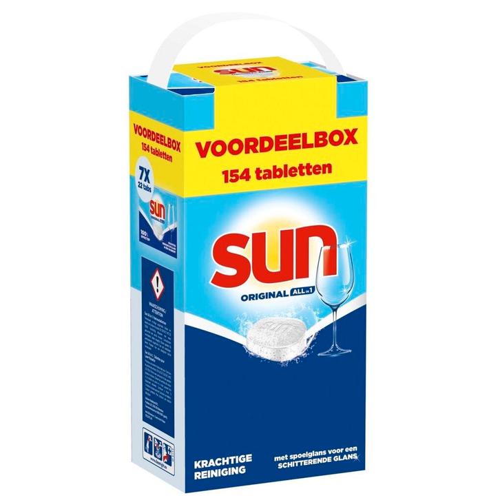 Sun Original All-in-1 Vaatwastabletten, Huis en Inrichting, Schoonmaakartikelen, Verzenden