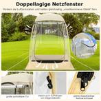 COSTWAY Transparante tent, pop-up tent met weerbestendig dak, Verzenden, Zo goed als nieuw