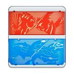 Nintendo New 3DS Cover Plates - Groudon and Kyogre, Verzenden, Zo goed als nieuw