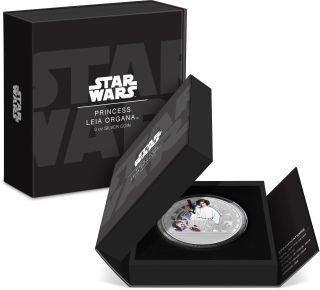 Niue. 10 Dollars 2023 Star Wars - Leia Organa , 3 Oz (.999), Postzegels en Munten, Munten | Europa | Niet-Euromunten