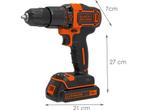 BLACK+DECKER BDCHD18BAFC-QW Accu Klopboormachine - 18V - 2, Verzenden, Zo goed als nieuw