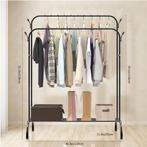 Dubbelpolig Kledingrek – Vrijstaand Droogrek met Zijhaken, Huis en Inrichting, Woonaccessoires | Kapstokken, Verzenden, Nieuw