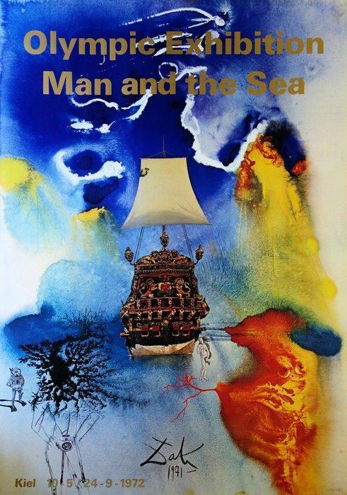 Salvador Dali (1904-1989) - LHomme et la Mer (JO Munich, Antiek en Kunst, Antiek | Overige Antiek