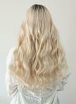 Licht blonde clip in hairextensions - 100% remy human hair