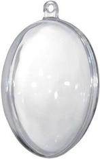 Plastic Ei deelbaar Verrassing 8 cm pak 5 stuks, Hobby en Vrije tijd, Ophalen of Verzenden, Nieuw