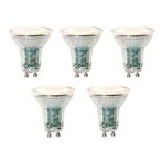 Set van 5 GU10 dimbare LED lamp lux sensor 3W 200 lm 2700K, Huis en Inrichting, Lampen | Losse lampen, Nieuw