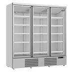 Koelkast 3 Glasdeuren 1530L JDE-1530R, Zakelijke goederen, Horeca | Keukenapparatuur, Nieuw in verpakking, Koelen en Vriezen