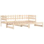 Slaapbank Grenenhout 90x200 - Retourdeal - 35% Korting!, Huis en Inrichting, 90 cm, Ophalen of Verzenden, 200 cm, Nieuw