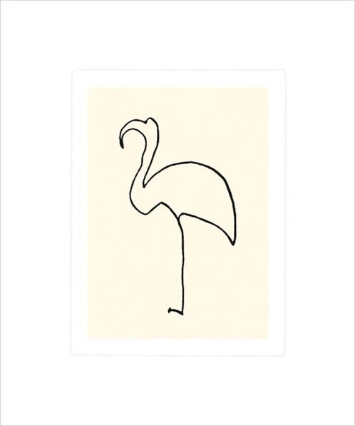 Kunstdruk Pablo Picasso - Le flamand rose 50x60cm, Huis en Inrichting, Woonaccessoires | Schilderijen, Tekeningen en Foto's, Nieuw