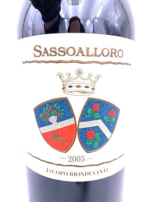 2005 Jacopo Biondi Santi, Sassoalloro - Toscane - 1 Magnum, Verzamelen, Wijnen