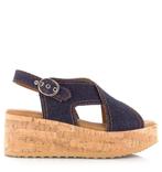 -51% Via Vai  Via Vai sissel capri | denim sandalen sandalen, Kleding | Dames, Schoenen, Verzenden, Nieuw, Blauw