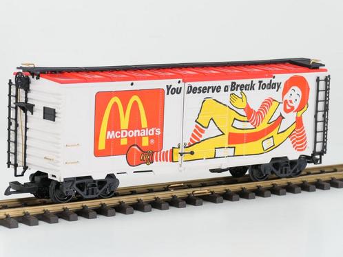 LGB 44910 McDonalds Boxcar. (Goederenwagons Standaard), Hobby en Vrije tijd, Modeltreinen | Overige schalen, Overige typen, Gebruikt