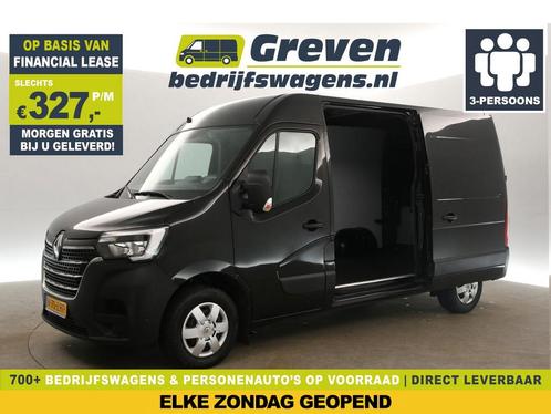 Renault Master T33 2.3 dCi L2H2 150PK Airco Cam Trekh €327pm, Auto's, Bestelauto's, Handgeschakeld, Diesel, Zwart, Renault, Verzenden