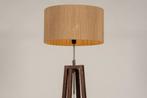 Rietveld Vloerlampen - Bruin, Naturel - Hout, Touw, Verzenden, Nieuw