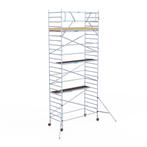 Basic rolsteiger 135 x 10,2m werkhoogte, Doe-het-zelf en Verbouw, Steigers, Verzenden, Nieuw, Rolsteiger of Kamersteiger, 5 meter of hoger