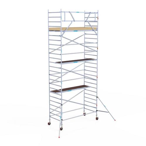 Basic rolsteiger 135 x 10,2m werkhoogte, Doe-het-zelf en Verbouw, Steigers, Rolsteiger of Kamersteiger, Nieuw, 5 meter of hoger