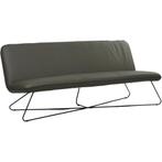 Smile - Toledo leer Antraciet, Huis en Inrichting, Banken | Bankstellen, 150 tot 200 cm, Nieuw, Ophalen of Verzenden, Rechte bank