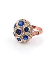 Zonder Minimumprijs - Ring - 9 kt. Roségoud, Zilver -, Sieraden, Tassen en Uiterlijk, Ringen, Nieuw
