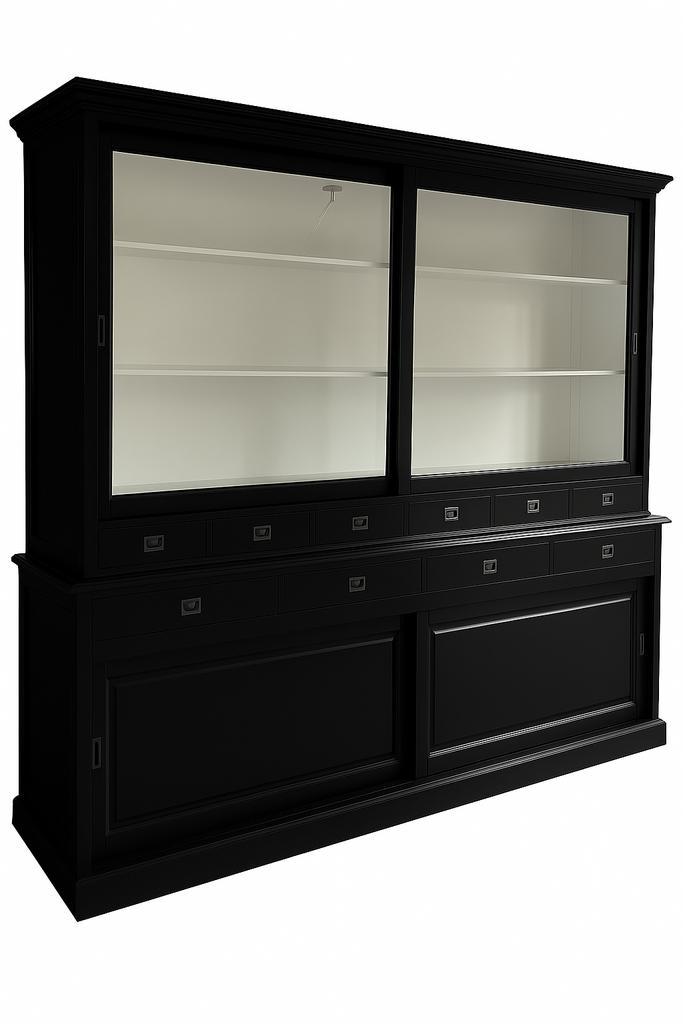 Buffetkast zwart Almere 260 x 225cm, Huis en Inrichting, Kasten | Buffetkasten, Ophalen of Verzenden