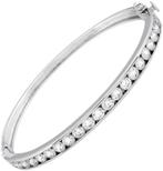 Diamonfire - Zilveren bangle 60 mm - Zirkonia in railzetting, Sieraden, Tassen en Uiterlijk, Armbanden, Nieuw, Verzenden