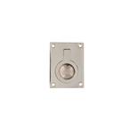 Intersteel Luikring rechthoekig 41x31mm - nikkel glans, Verzenden, Nieuw