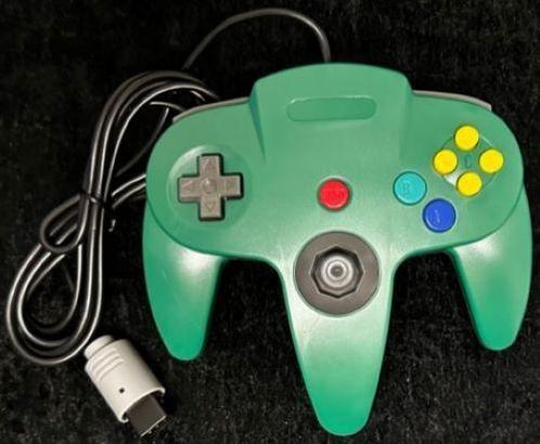 N64 Controller Groen Nintendo 64 Nieuw, Spelcomputers en Games, Spelcomputers | Nintendo Consoles | Accessoires, Verzenden