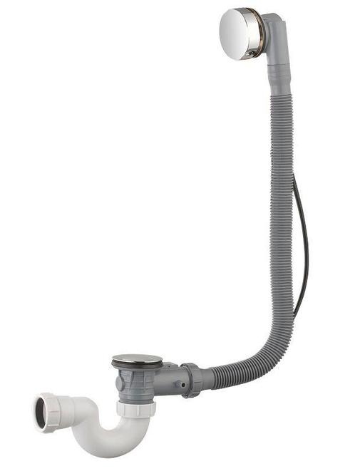 Luxe badplug-overloopcombinatie + waste chroom, Doe-het-zelf en Verbouw, Buizen en Afvoer, Nieuw, Verzenden