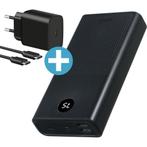 30000 mAh Powerbank + Snellader met USB-C Oplader Kabel, Ophalen of Verzenden, Nieuw