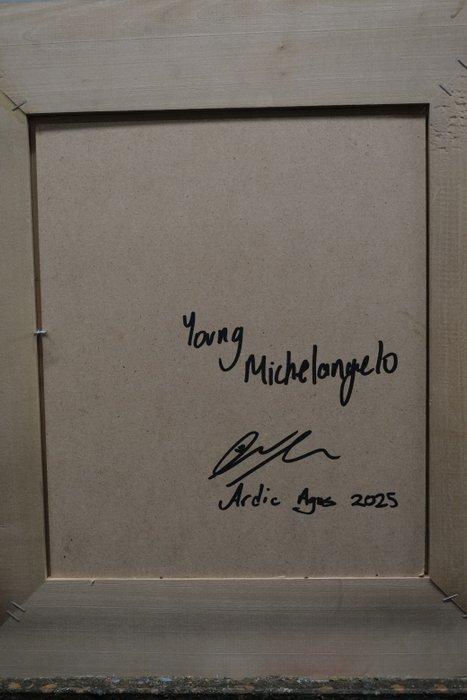 Ardic AGUS - Young Michelangelo, Antiek en Kunst, Kunst | Schilderijen | Modern