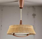 Temde - Plafondlamp - Teak - 52 cm diameter, Antiek en Kunst, Antiek | Lampen